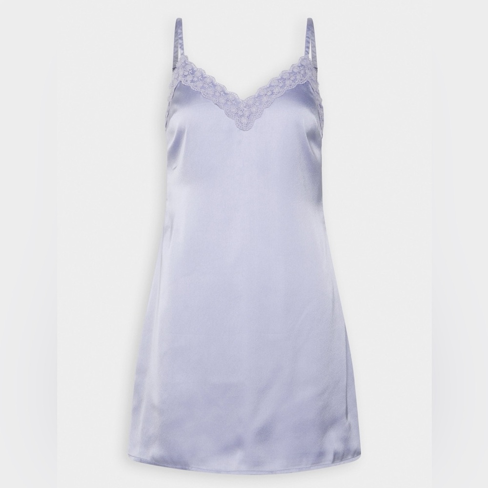 Hollister Satin Mini Slip Dress